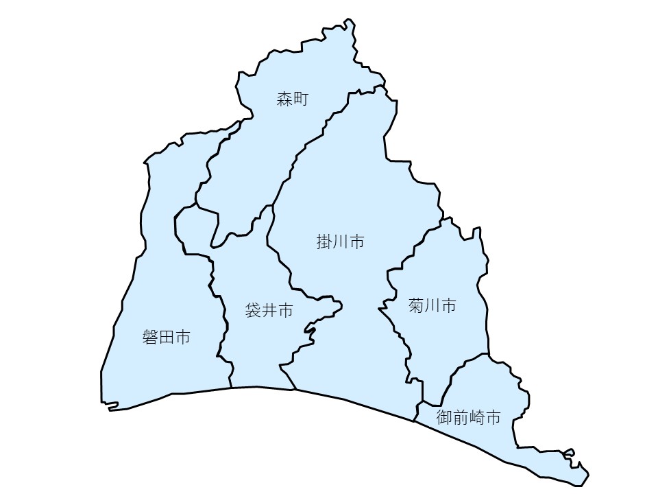 中遠管内活動地区マップ